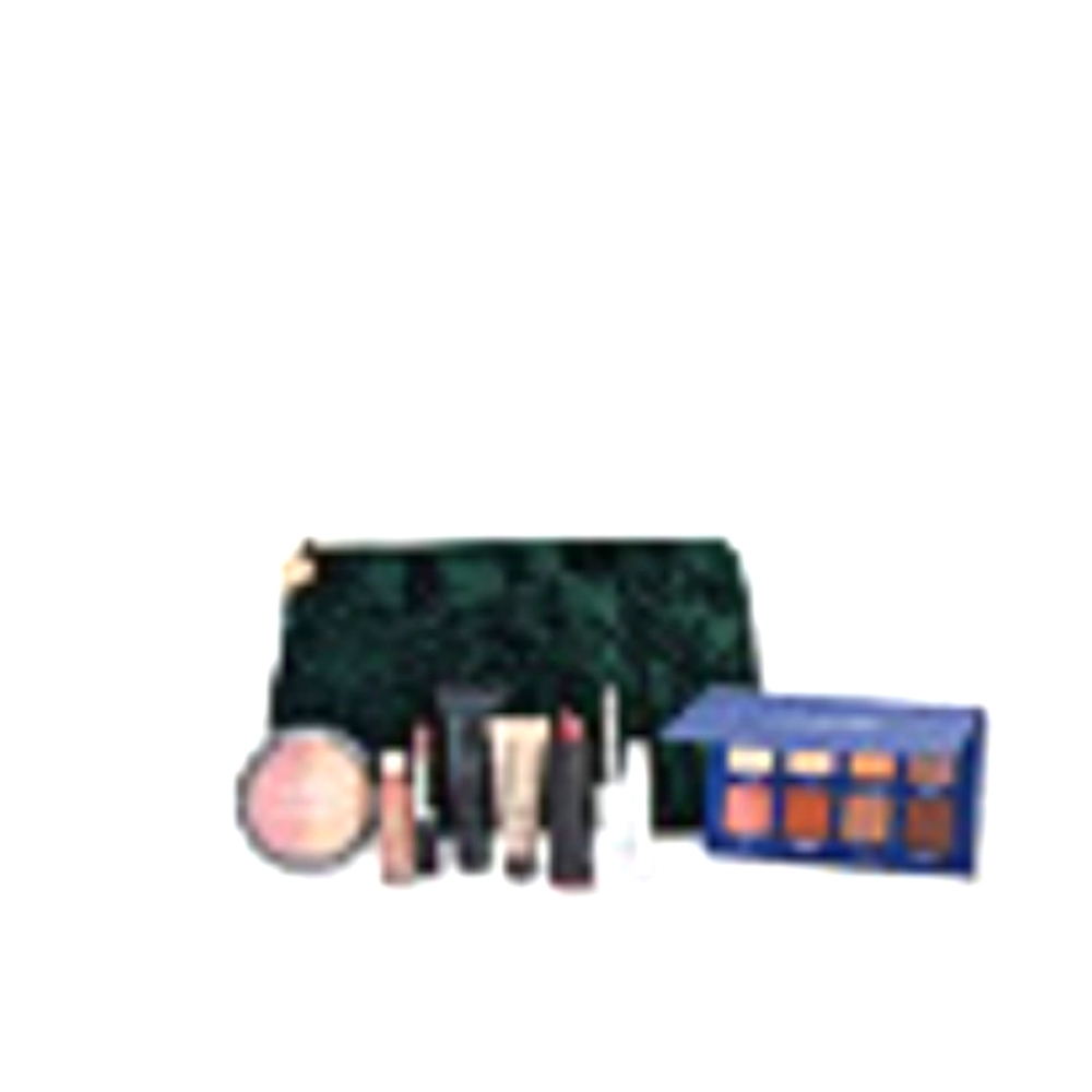 Ulta makeup kit and green velvet bag NIB